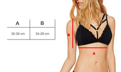 H832 Soutien-gorge à brides bonnet triangle Morena en dentelle noire ou blanche