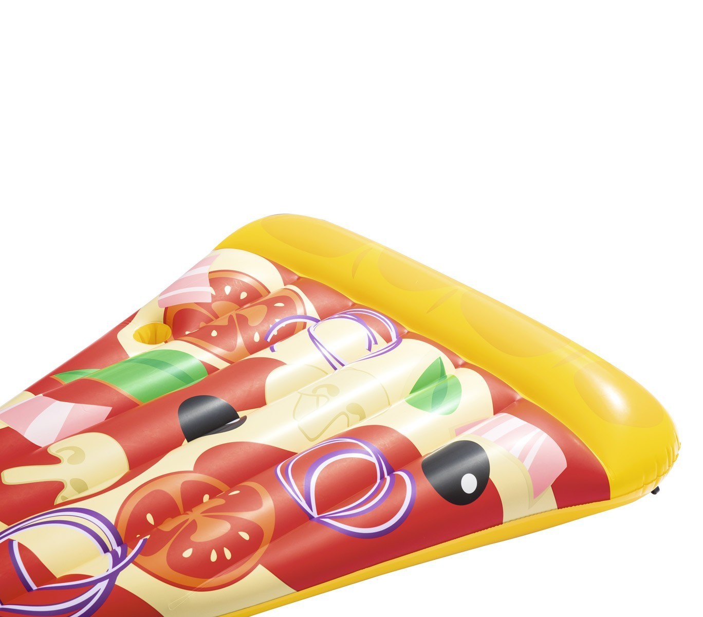 44038 Matelas gonflable Pizza Party 188 x 130 cm avec porte-gobelet