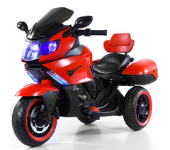 B37500 Moto électrique pour enfant SIDNEY lumières et sons 12V valises latérales