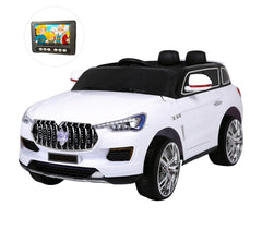 B8036 Voiture électrique télécommandée pour enfant 12V MASTER avec Mp4 2 sièges
