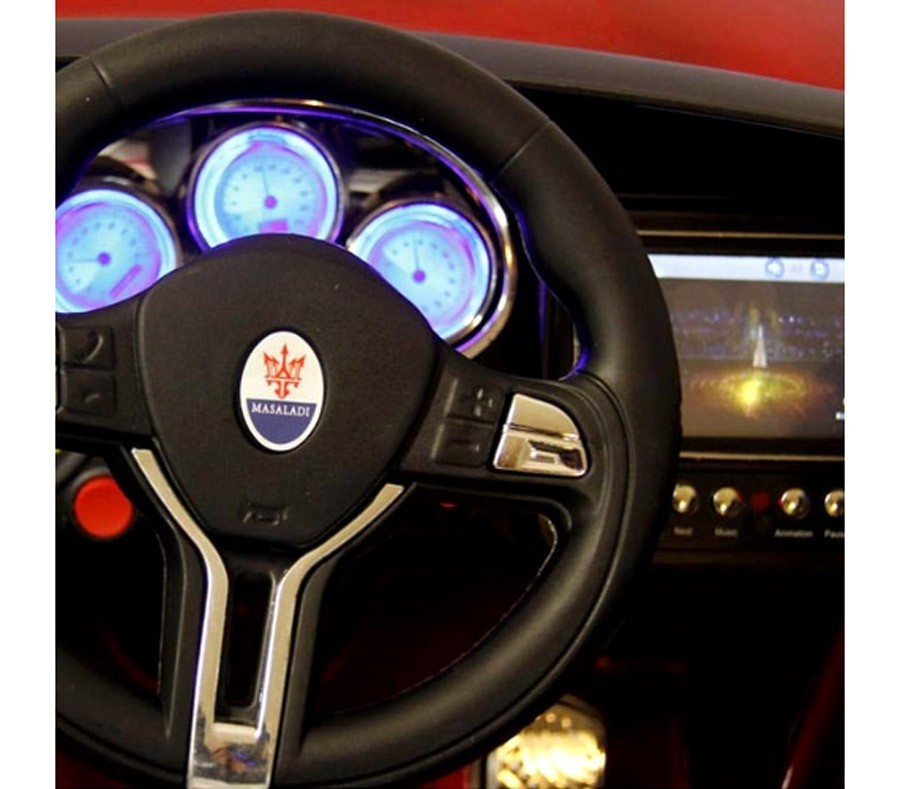B8036 Voiture électrique télécommandée pour enfant 12V MASTER avec Mp4 2 sièges