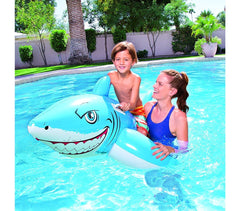 41032 Requin géant gonflable à chevaucher 183 x 102 cm BESTWAY avec poignées