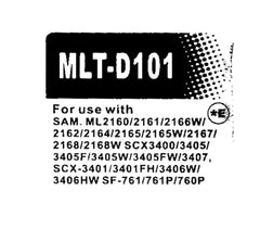 MLT-D101 Toner compatible Samsung ML- 2160 2165 2166 SCX- 3400 SF 760 1500 PG
