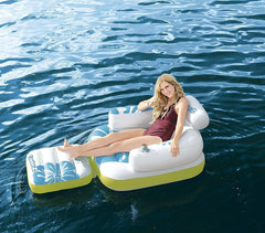 43128 Matelas détente piscine Tiki Time Coolerz Bestway 175x107 cm avec dossier