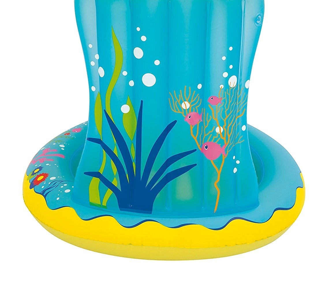 52219 Pataugeoire gonflable Tortue enfant avec marquise 109x96x104 cm Bestway