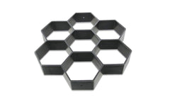 10757 Moule à pavé béton pour jardin mod. hexagonal taille 28 X 29 cm