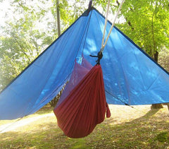 Tente de camping avec pare-soleil 10745  avec piquets et tirants