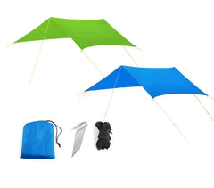 Tente de camping avec pare-soleil 10745  avec piquets et tirants
