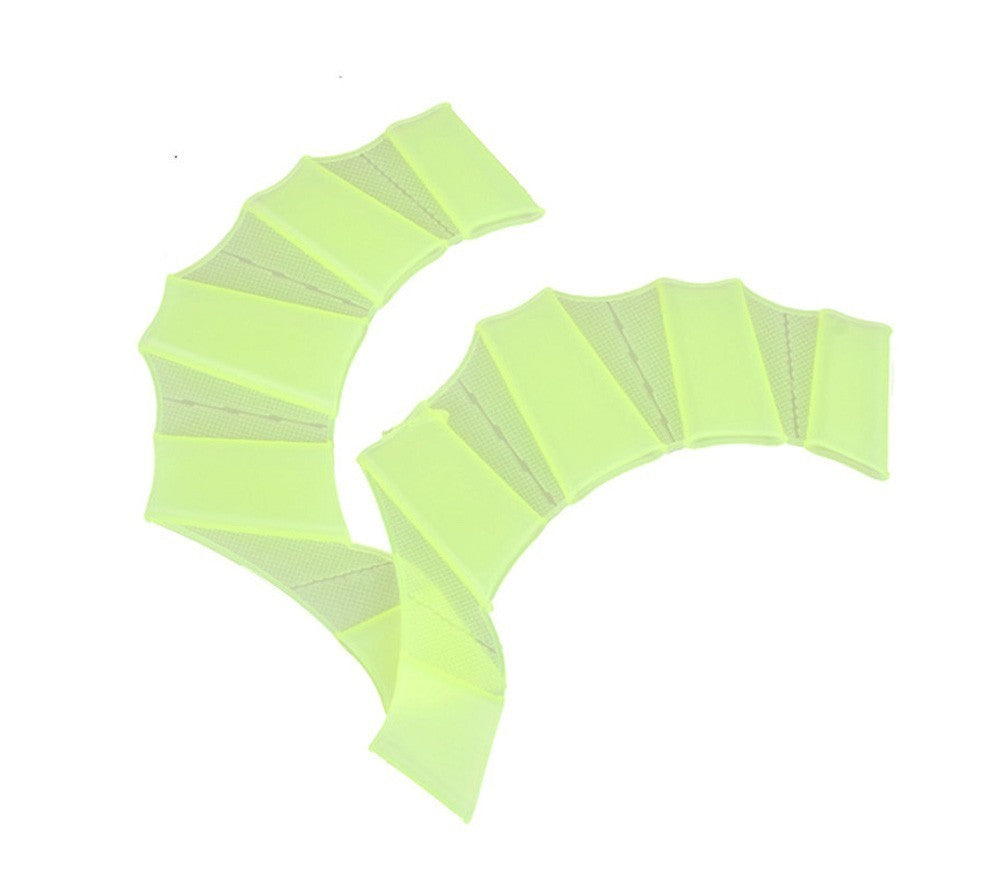 Kit de 2  gants Silicone pour nageurs de différentes tailles et couleur