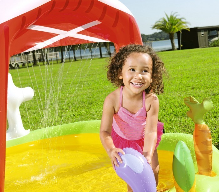 53065 Piscine gonflable play Center avec jouets  modèle granja 175x147x102cm