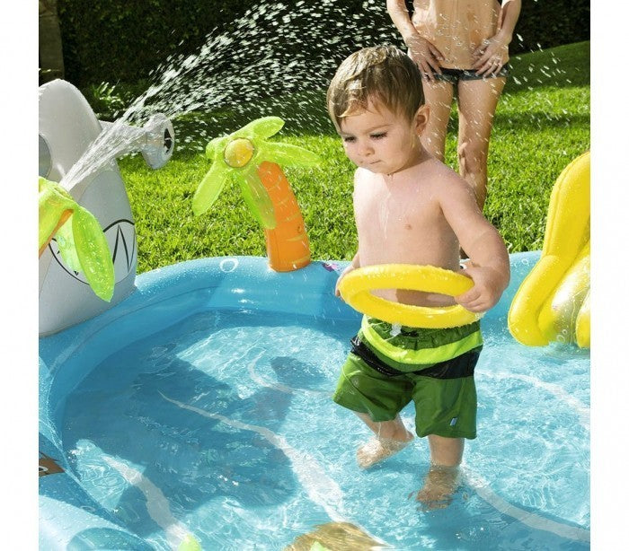 53067 Piscine Play Center modèle Mar fondo gonflable, toboggan 280x257x87cm