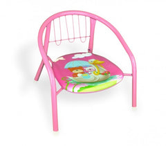 155352 Chaise enfant différente couleur en métal, + sifflet  15kg max 36x34x35cm