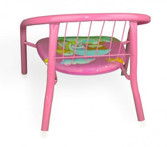 155352 Chaise enfant différente couleur en métal, + sifflet  15kg max 36x34x35cm