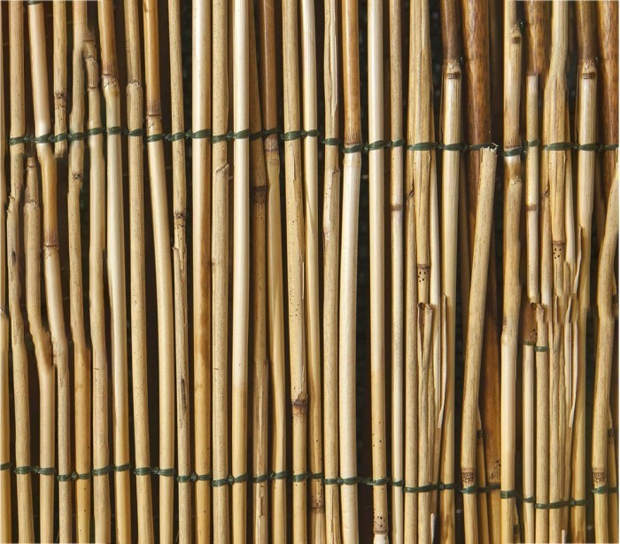 049958 Clôture en bambou pour périmètre 200 x 500 cm