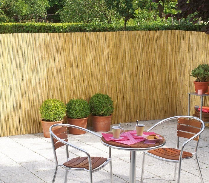049958 Clôture en bambou pour périmètre 200 x 500 cm