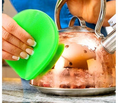 Set de 3 éponges en silicone BEST GRIP SPONGE avec picots, nettoyage en douceur