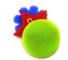 Set de 3 éponges en silicone BEST GRIP SPONGE avec picots, nettoyage en douceur
