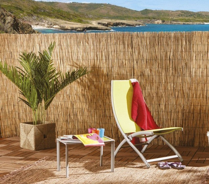 049897 Clôture en bambou pour périmètre 150 x 200 cm