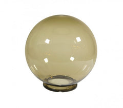 lampes sphère de jardin couleur fumé 25 cm pour extérieur