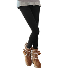 Pack 3, 5 ou 10 leggings BLACK jambières thermiques femme fille hiver élastique