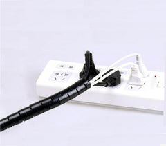 003018 Organisateur sprirale pour câbles Techmade  de 2,5mt regroupe et organise