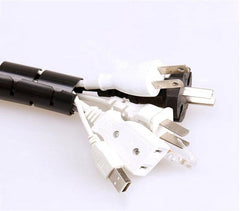 003018 Organisateur sprirale pour câbles Techmade  de 2,5mt regroupe et organise
