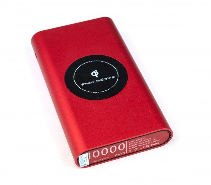  Chargeur de batterie portable Powerbank 10000 mAh et plaque QI charge inalambri