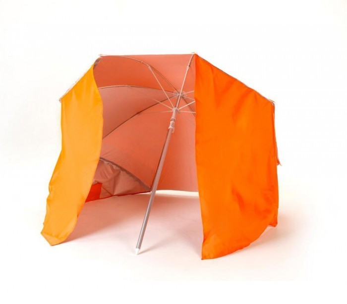 265918 Parasol et tente 2 en 1 pour la plage