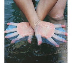Paire de gants en silicone en forme de palmes pour nageur SNORKEL