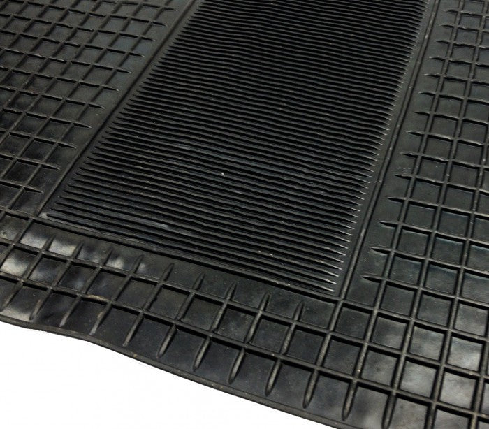 749137 Set de 4 tapis AUTOSPRINT Caoutchou Anti-dérapant Universel