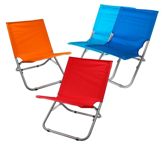 268636 ONSHORE chaise pliante pliante pour plage, terrasse, montagne ou piscine