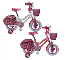  Vélo RS1211 pour filles Cadre PRINCESS taille 12 en acier âge 2 - 5 ans