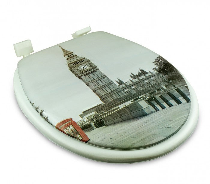 132333 Abattant WC UNIVERSEL Modèle Londres  siège doux