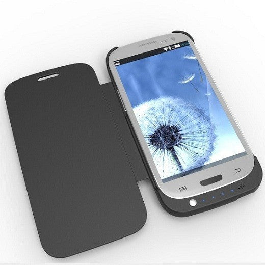 Chargeur de batterie compatible avec Samsung Galaxy S III Noir ou Blanc 3200 mAh