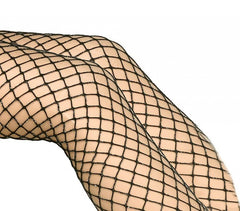  Collants résille  noirs brillante élastiques taille haute DUPU mod 508 