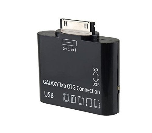 Adaptateur -5 en 1 Samsung GALAXY Tab compatible avec port USB lecteur de carte