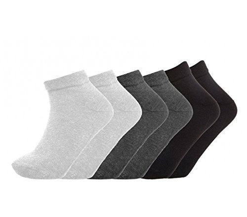 Paquet de 12 paires de chaussettes pour hommes et femmes - différentes couleurs