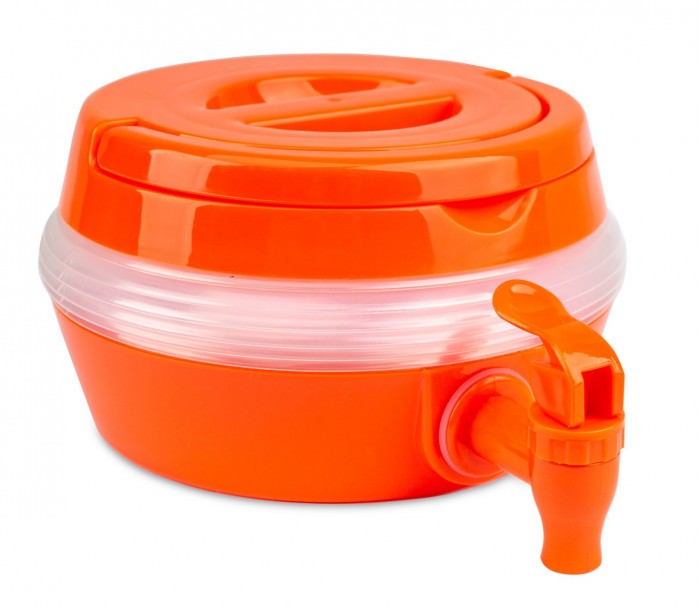  224328 Bidon d'eau à soufflet avec robinet  économie d'espace WELKHOME 3.5 Lt