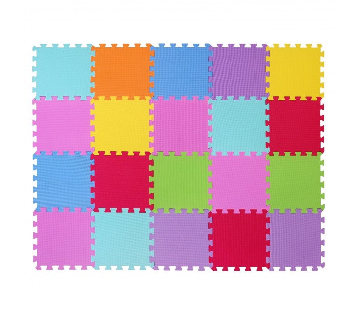 Tapis jeu de puzzle CIGIOKI modulaire eva couleur caoutchouc 20 pièces  30X30 cm