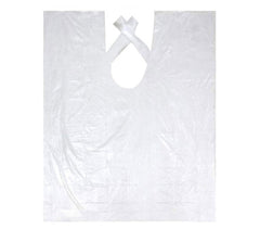 158998 Cape blanche jetable 90 x 110 cm pour salon de coiffurec