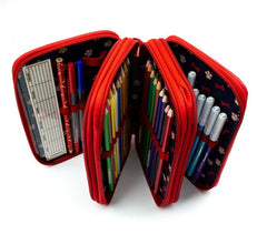 45553 Trousse coloré + Matériels 3 compartiments 43pcs  SCUOLA Paw Patrol