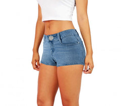 Short pour femmes en jeans FORBIDDEN ZONE effet moulant 