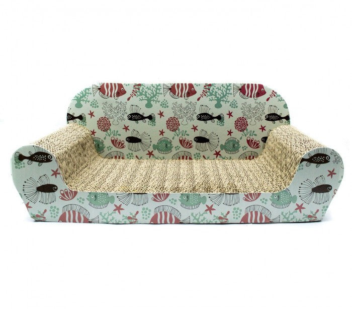 026470  Grattoir pour chats NOBLEZA carton pressé 54x26x20 cm SOFA SCRATCH