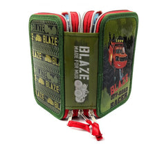 455487 Trousse 3 compartiments  inclue  43pcs  BLAZE 3 Coloré