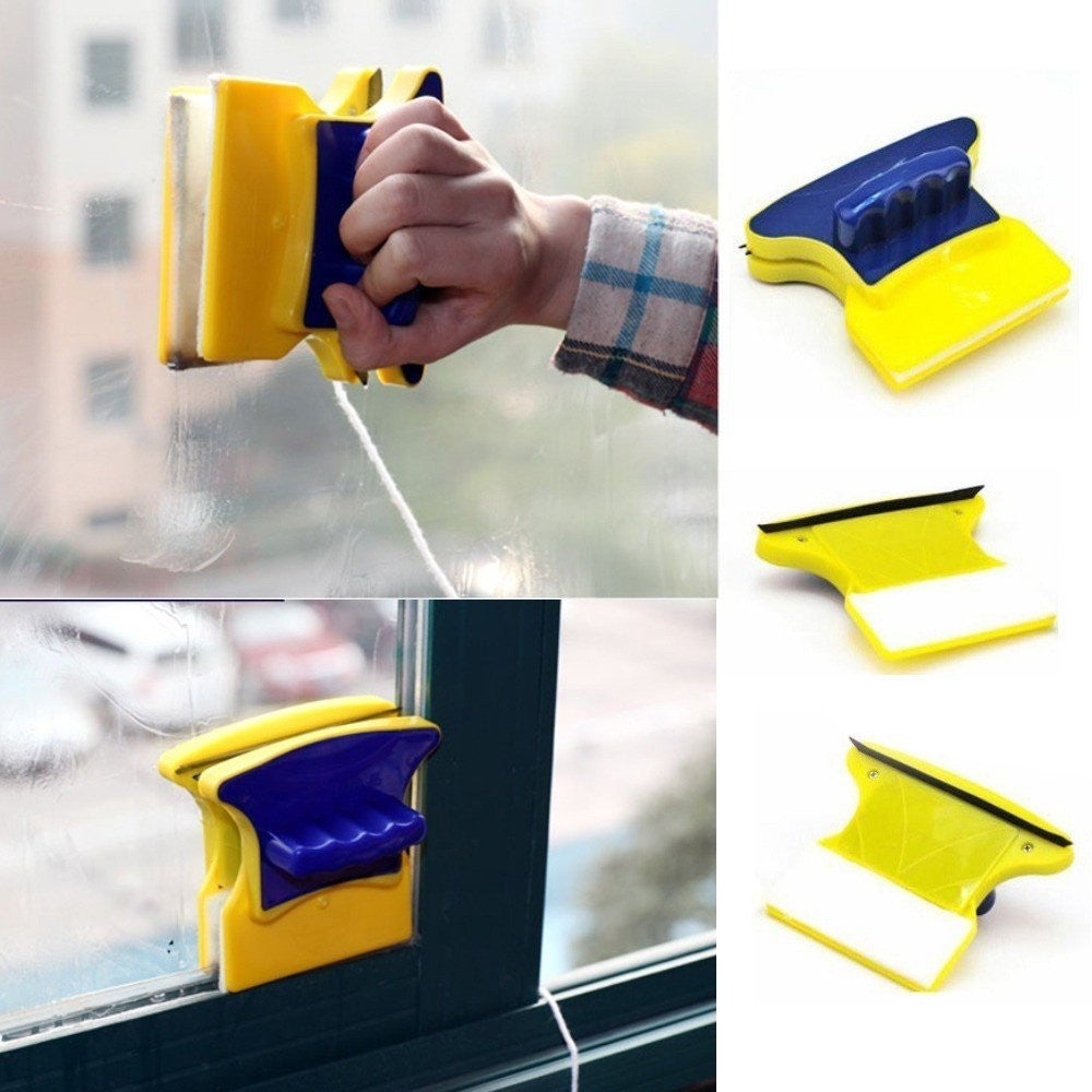 ÉPONGE DOUBLE FACE MAGNETIQUE, nettoie les fenêtres