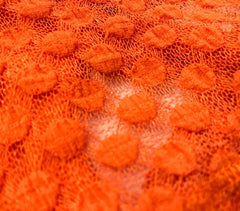 AC316 Top 3/4  dentelle pois brodés croisé du dos