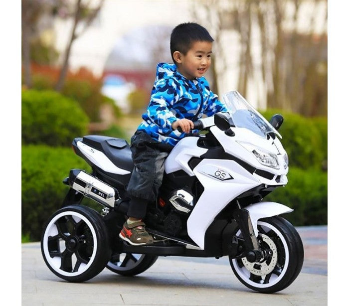 Moto électrique pour enfants 12V avec entrée MP3 et lumières LED