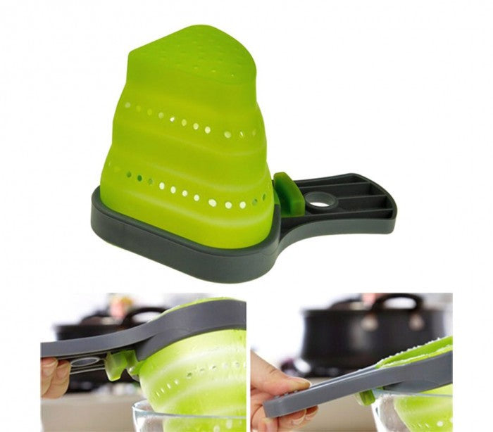 703419 Passoire pour pâte de silicone souple et douce, pratique et pliable