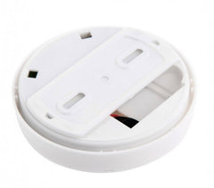 17330 Détecteur de fumée SMOKE ALARM rond automatique avec vis de fixation