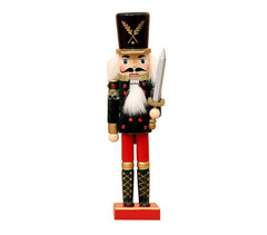 831027  Soldat décoratif  EPEE 30 cm en bois peint à la main